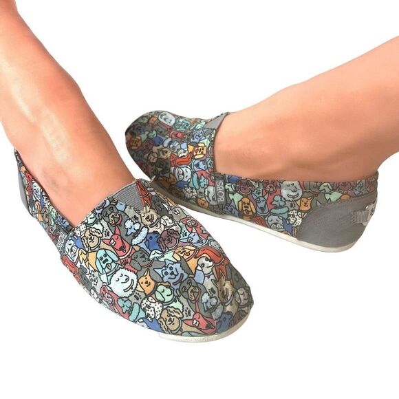 Skechers Bobs Dogs Breeds Shoe Womens Size 6.5 Memory Foam Slip On Comfort Flats - Picture 1 of 10